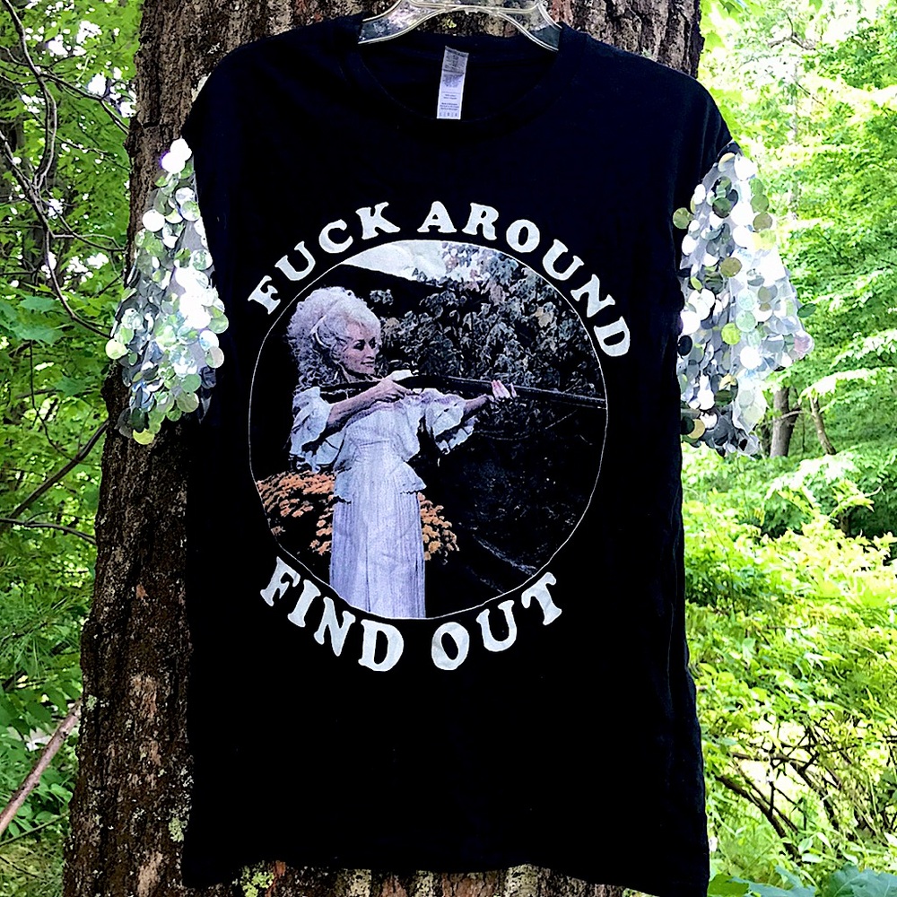 Embellished Dolly Parton Tee